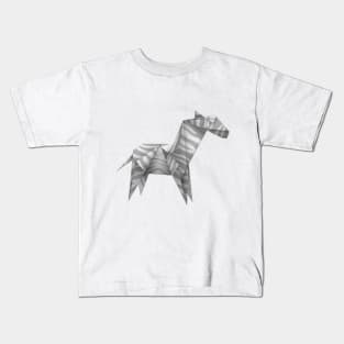 Image: Origami zebra Kids T-Shirt